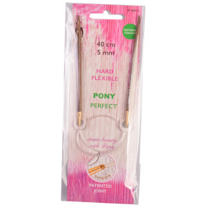 Pony Perfect Rundstricknadeln Holz 40cm 5,00mm / 23.6in US8 von Pony