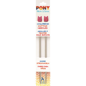 Pony Stricknadel für Kinder 18 cm 3,75 mm von Pony