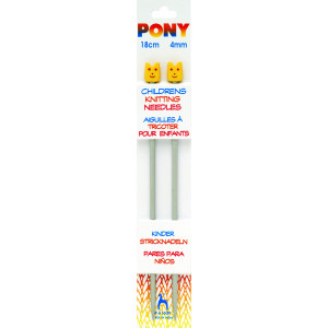 Pony Stricknadel für Kinder 18 cm 4,00 mm von Pony