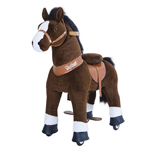 PonyCycle Chocolate Brown with White hoof Horse von PonyCycle