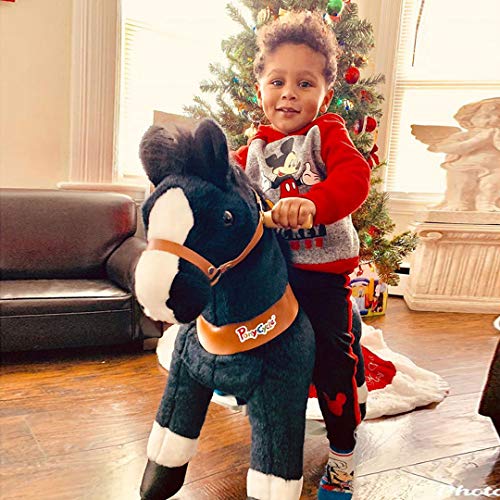 PonyCycle Offizielle Klassisch U-Serie Reiten auf Pferd Spielzeug Plüsch Lauftier Schwarzes Pferd für Alter 3-5 Jahre Kleine Größe U326 PonyCycle Offizielle Klassisch U-Serie Reiten auf Pferd Spielzeug Plüsch Lauftier Schwarzes Pferd für Alter 3-5 Jahre Kleine Größe U326 von PonyCycle