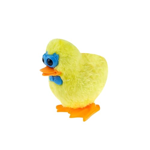 Poo4kark 1 stücke Ente Lustige Wind Up Hopping Springen Ente Uhrwerk Gehen Für Kinder Kinder Geschenke Weiche Plüsch Jump Ente Kaninchen (Camouflage, One Size) von Poo4kark