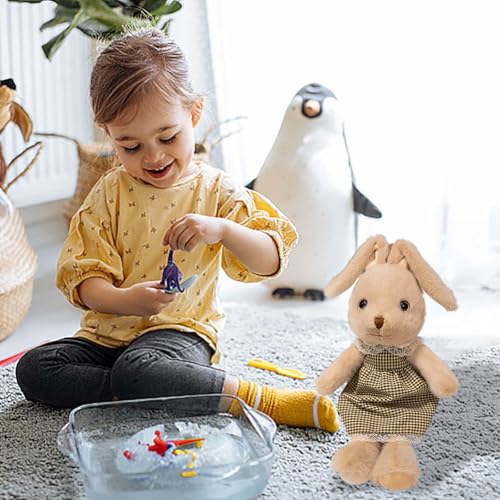 Poo4kark Bezauberndes Kaninchenspielzeug. Weicher, Häschen-Begleiter für Kinder. Perfekt für Geburtstage Feiertage. Trendiges Stofftier zum gemütlichen Kuscheln! (Beige-C, 40cm) von Poo4kark