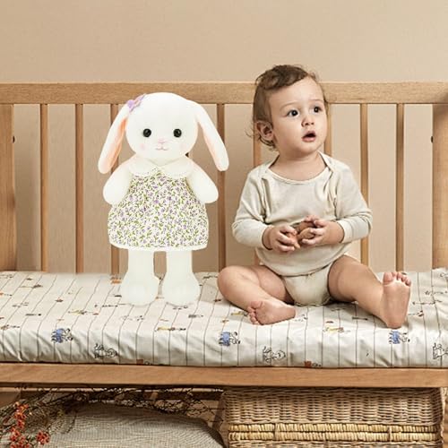 Poo4kark Bunny Puppe 21,7 Kaninchen Tier Kuscheltier für Baby Mädchen Neugeborene Kleidung (B, 55cm) von Poo4kark