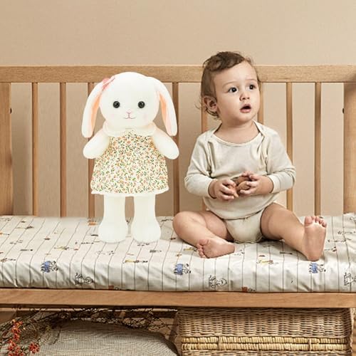 Poo4kark Bunny Puppe 21,7 Kaninchen Tier Kuscheltier für Baby Mädchen Neugeborene Kleidung (C, 55cm) von Poo4kark