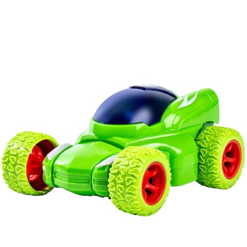 Poo4kark Factorys Valentinstag Offroad-Stuntauto für Jungen: Rotierendes Trickfahrzeug- für Kinder (Green, One Size) von Poo4kark