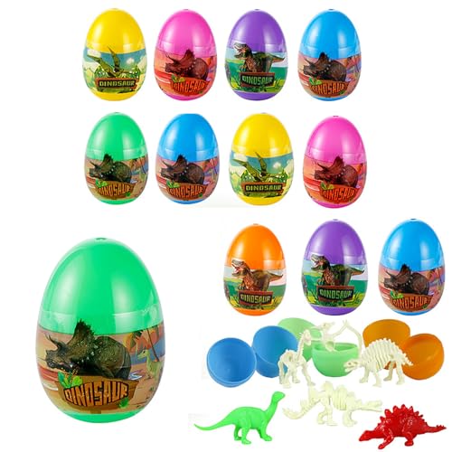 Poo4kark Osterei Simulation Dinosaurier Gashapon Blind Dinosaurier Eier Einzigartige Spiel Eier (6x4cm) von Poo4kark