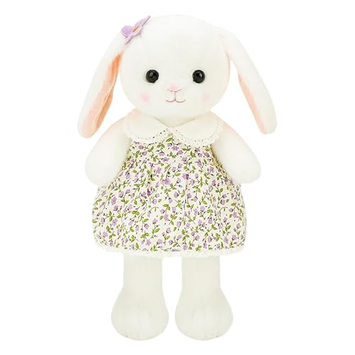 Poo4kark Osterhase Hase Puppe 15,7 Hase Stofftier Niedliches Für Baby Mädchen Neugeborenen Kleid (B, 40cm) von Poo4kark