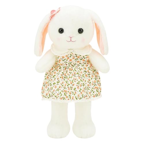 Poo4kark Osterhase Hase Puppe 15,7 Hase Stofftier Niedliches Für Baby Mädchen Neugeborenen Kleid (C, 40cm) von Poo4kark