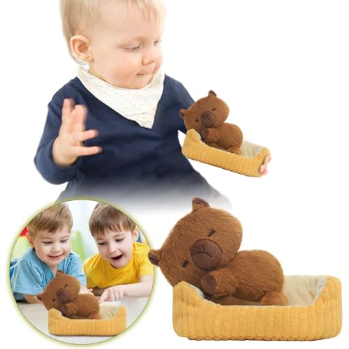 Poo4kark Toy Niedliche entzückende Puppen, die das glückliche Wachstum von Kindern begleiten grenzenlose anregen! (Khaki-2, 18cm) von Poo4kark