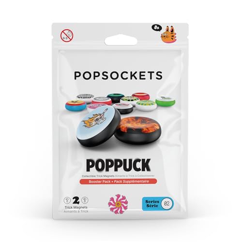 PopSockets PopPuck-Booster-Paket - Magnetisches Fidget-Spielzeug-Erweiterungsset mit 2 zusätzlichen Pucks – Sensorisches Gadget für Kinder und Erwachsene – Trick-Magnet-Upgrade PopSockets PopPuck-Booster-Paket - Magnetisches Fidget-Spielzeug-Erweiterungsset mit 2 zusätzlichen Pucks – Sensorisches Gadget für Kinder und Erwachsene – Trick-Magnet-Upgrade von PopSockets