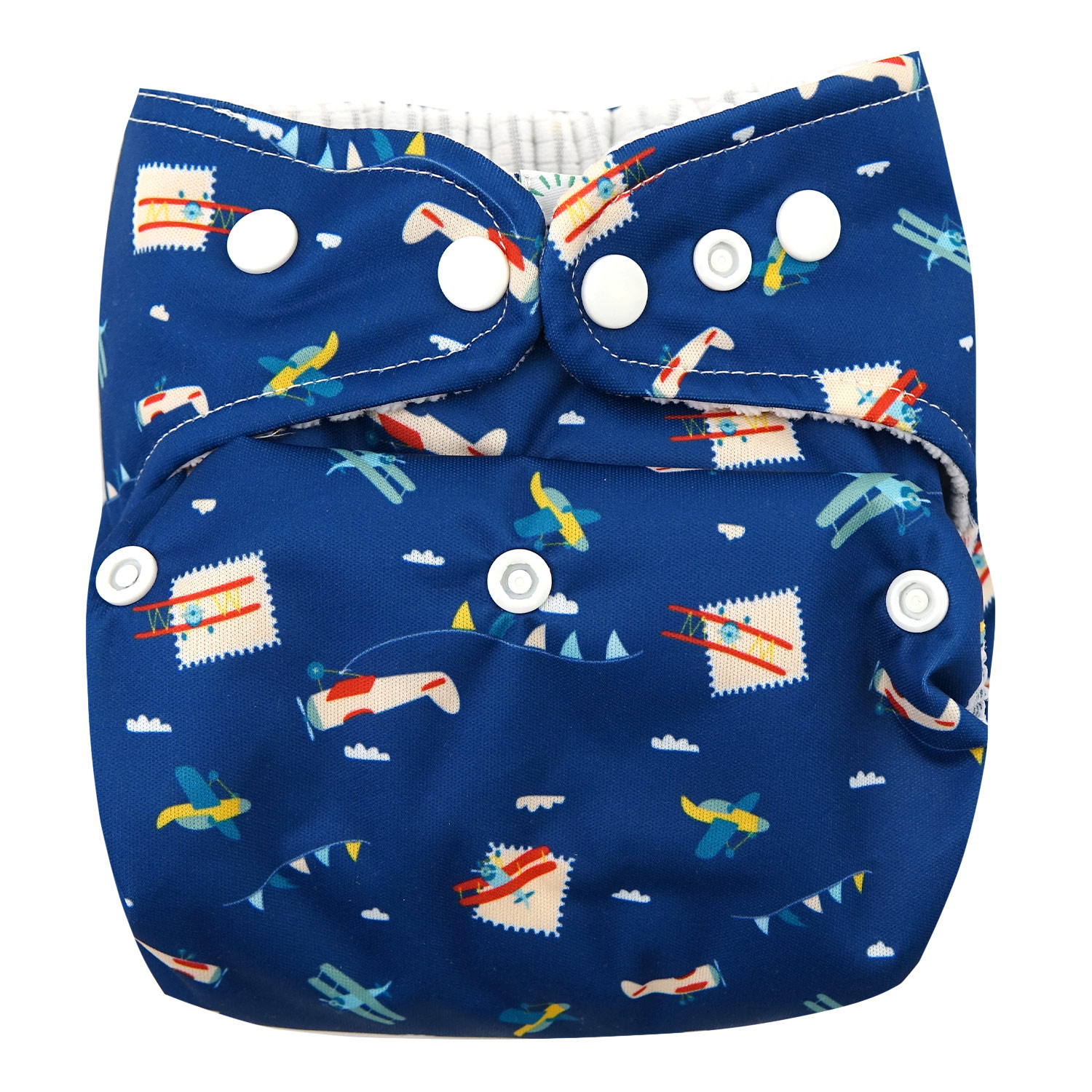 Popolini Snap2Fit Überhose One Size - Blue Planes Popolini Snap2Fit Überhose One Size - Blue Planes von Popolini