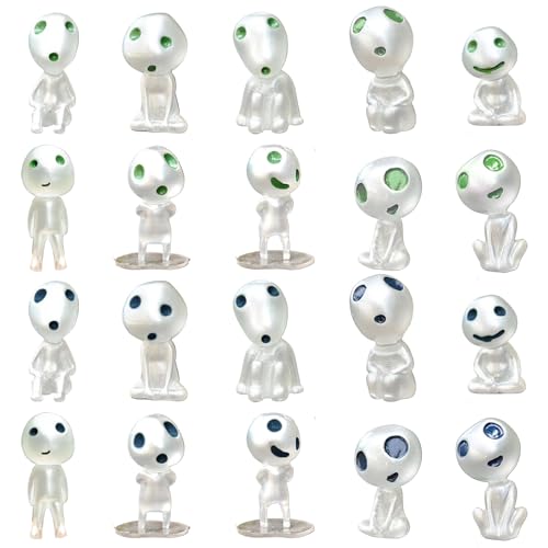 20pcs Mini Alien Figuren Alien Figur leuchten im dunklen winzigen Alien -Spielzeug 10 Stile Harz außerirdische Figuren Außerirdische Party Gefälligkeiten von Porgeel