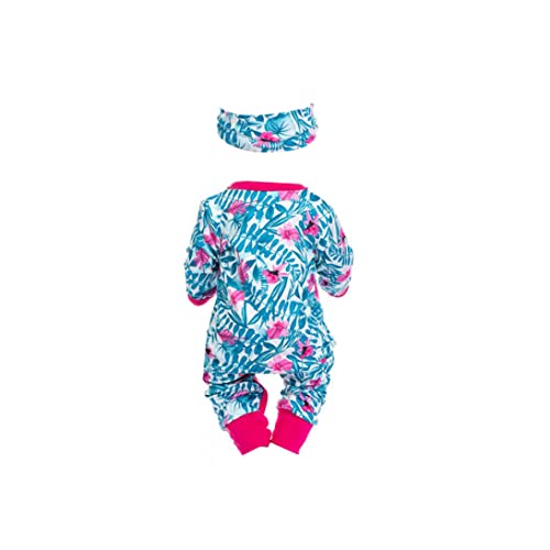 Porgeel Kleidung Rose Red Punktmuster Babypuppen Langarme Outfits Overalls mit Stirnbändern Multi -Funktion Doll B von Porgeel