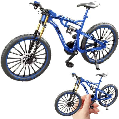 Porgeel Fingerrad 1: 8 -Skala -Simulationslegierung Finger BMX Spielzeug Interaktives Mini -BMX -Fahrrad mit beweglicher Teilfaltbarbike BMX -Fahrrad von Porgeel