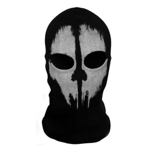 Porgeel Ghost Mask Ghost Skull Maske Balaclava Bike Skateboard Geisterschädelmaske für Cosplay -Kostüm -Radsport im Freien im Freien von Porgeel