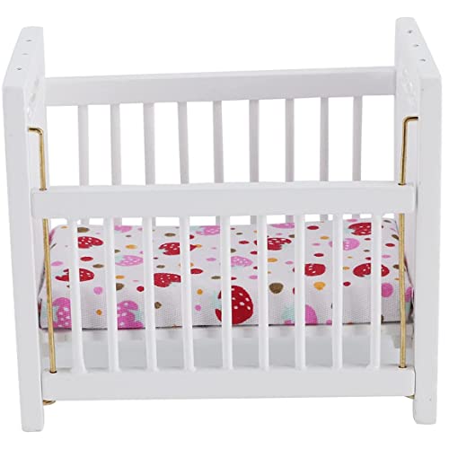 Spielzeug Baby Bett Baby Bett Spielzeug Babypuppe Krippe Babypuppenmöbel Baby Spielzeugkrippe für Puppenhaus Spielzeug Babybett von Porgeel