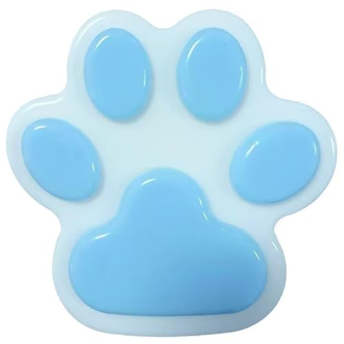 Squeeze Ball süße Katzenpfoten Weiche Squeeze Spielzeug 5.5 Große belastbare Katzenspannungskugel Sensorische Kugeln mit glattem Oberflächenstress -Relief -Spielzeug für Kinder Erwachsene, Blau, von Porgeel