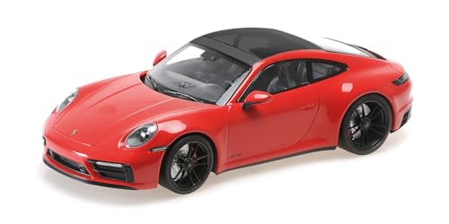 Minichamps 155063100 - Porsch. 911 Carrer. 4 GTS Red 2020 - maßstab 1/18 - Modellauto von Minichamps