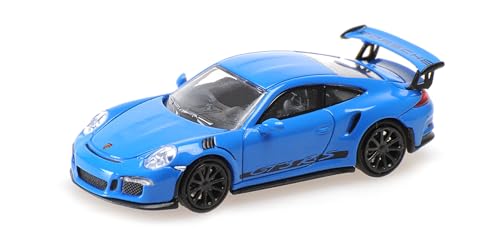 Minichamps 870063227 - Porsch. 911 GT3 RS Blue with Stripes 2015 - maßstab 1/87 - Modellauto von Minichamps