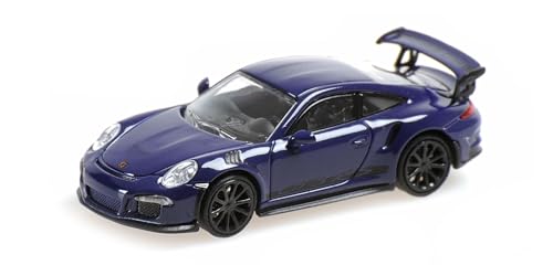 Minichamps 870063228 - Porsch. 911 GT3 RS Ultraviolet with Stripes 2015 - maßstab 1/87 - Modellauto von Minichamps