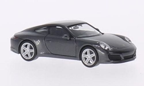 Porsche 911 Carrera 4, metallic-dunkelgrau, 0, Modellauto, Fertigmodell, Herpa 1:87 von Porsche