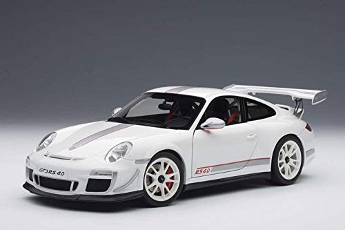 Porsche 911 GT3 RS 4.0 (997/II), weiss/silber , 2011, Modellauto, Fertigmodell, Bburago 1:18 von Porsche