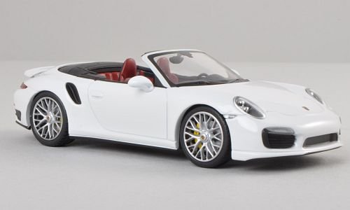 Porsche 911 Turbo S Cabriolet (991), weiss , 2013, Modellauto, Fertigmodell, Minichamps 1:43 von Porsche