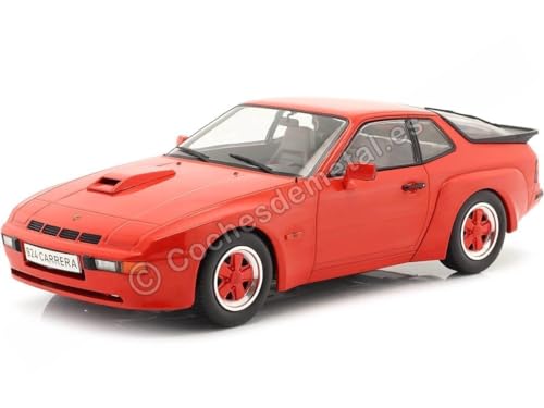 Porsche 924 Carrera GT mit roten Felgen rot, 1981, 1:18 von Porsche