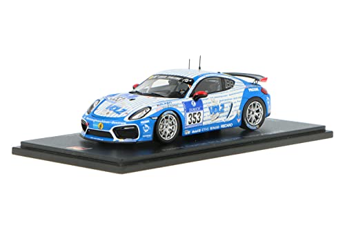 Porsche Cayman GT4 CS, No.353, Team Mathol Racing e.V., 24h Nürburgring, 2016, Modellauto, Fertigmodell, Spark 1:43 von Porsche