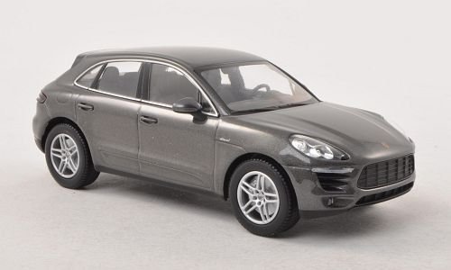 Porsche Macan S Diesel, met.-grau, Modellauto, Fertigmodell, Minichamps 1:43 von Porsche