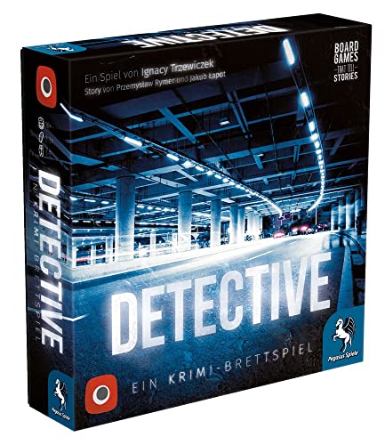 Pegasus Spiele 57505G - Detective (deutsche Ausgabe), Schwarz von Pegasus Spiele