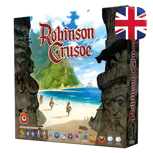 Portal Games , Robinson Crusoe: Adventures on The Cursed Island , Board Game , 1 to 4 Players , Ages 14+ , 60 to 120 Minute Playing Time, Verschieden von Portal Games