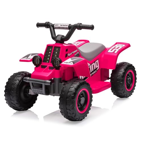 6V Elektro-Quad für Kinder, Elektroauto mit LED-Lichtern und Musik, 1,8 km/h mit Hupe, EIN-Knopf-Start, Lange Akkulaufzeit, ATV für Kinder ab 3 Jahren 6V Elektro-Quad für Kinder, Elektroauto mit LED-Lichtern und Musik, 1,8 km/h mit Hupe, EIN-Knopf-Start, Lange Akkulaufzeit, ATV für Kinder ab 3 Jahren von PortoAlegre