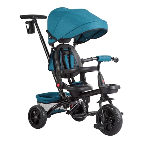 Dreirad 6 In 1 Kinderdreirad,Kinderfahrrad Mit Schubstange Baby Dreirad 9 Monate Bis 5 Jahre Umkehrbarem Sitz360°Grad Drehbar Ausklappbarem Verdeck Mit Sonnenschutz, Kinderwagen Faltbar,Babyfahrrad Dreirad 6 In 1 Kinderdreirad,Kinderfahrrad Mit Schubstange Baby Dreirad 9 Monate Bis 5 Jahre Umkehrbarem Sitz360°Grad Drehbar Ausklappbarem Verdeck Mit Sonnenschutz, Kinderwagen Faltbar,Babyfahrrad von PortoAlegre