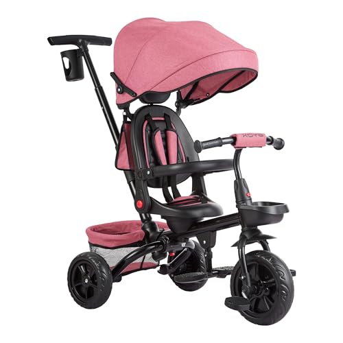 Dreirad 6 In 1 Kinderdreirad,Kinderfahrrad Mit Schubstange Baby Dreirad 9 Monate Bis 5 Jahre Umkehrbarem Sitz360°Grad Drehbar Ausklappbarem Verdeck Mit Sonnenschutz, Kinderwagen Faltbar,Babyfahrrad Dreirad 6 In 1 Kinderdreirad,Kinderfahrrad Mit Schubstange Baby Dreirad 9 Monate Bis 5 Jahre Umkehrbarem Sitz360°Grad Drehbar Ausklappbarem Verdeck Mit Sonnenschutz, Kinderwagen Faltbar,Babyfahrrad von PortoAlegre