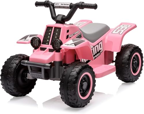 Elektro-Quad Für Kinder 6v – Aufsitzauto Mit LED-Lichtern & Musik, Hupe, EIN-Knopf-Start, 1,8 Km/h, Lange Akkulaufzeit, Bequemer Sitz, Robustes Material – Mini ATV Ab 3 Jahren Elektro-Quad Für Kinder 6v – Aufsitzauto Mit LED-Lichtern & Musik, Hupe, EIN-Knopf-Start, 1,8 Km/h, Lange Akkulaufzeit, Bequemer Sitz, Robustes Material – Mini ATV Ab 3 Jahren von PortoAlegre