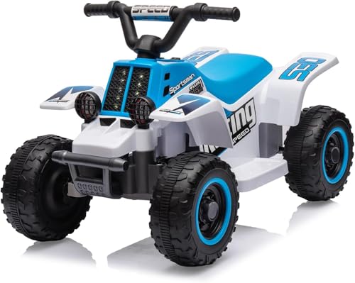 Elektro-Quad Für Kinder 6v – Aufsitzauto Mit LED-Lichtern & Musik, Hupe, EIN-Knopf-Start, 1,8 Km/h, Lange Akkulaufzeit, Bequemer Sitz, Robustes Material – Mini ATV Ab 3 Jahren Elektro-Quad Für Kinder 6v – Aufsitzauto Mit LED-Lichtern & Musik, Hupe, EIN-Knopf-Start, 1,8 Km/h, Lange Akkulaufzeit, Bequemer Sitz, Robustes Material – Mini ATV Ab 3 Jahren von PortoAlegre