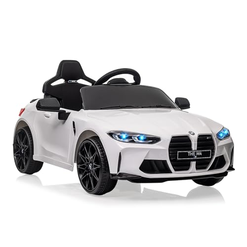 Kinder Elektroauto 12V Lizenziert BMW M4, Elektrofahrzeug für Kinder Mit 2,4G-Fernbedienung Lizenziert BMW M4 Mit USB LED Und Musik Kinder Elektroauto 12V Lizenziert BMW M4, Elektrofahrzeug für Kinder Mit 2,4G-Fernbedienung Lizenziert BMW M4 Mit USB LED Und Musik von PortoAlegre