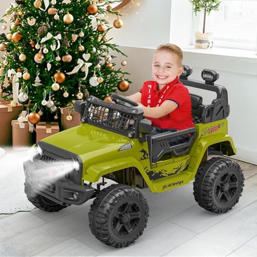 Lektroauto Kinder Ab 3 Jahren – 12v Dualantrieb, 35w Motor, Fernbedienung & Fahrmodus, LED-Lichter, Sicherheitsgurt, Offroad-Design, PP Material, Geschenk Für Jungen & Mädchen Lektroauto Kinder Ab 3 Jahren – 12v Dualantrieb, 35w Motor, Fernbedienung & Fahrmodus, LED-Lichter, Sicherheitsgurt, Offroad-Design, PP Material, Geschenk Für Jungen & Mädchen von PortoAlegre