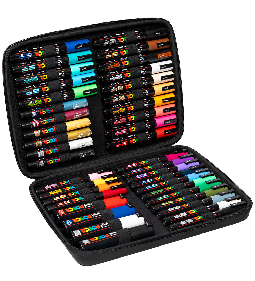 Posca Filzstifte m. Koffer - 40 st. - Mehrfarbig - Posca - One Size - Filzstifte Posca Filzstifte m. Koffer - 40 st. - Mehrfarbig - Posca - One Size - Filzstifte von Posca