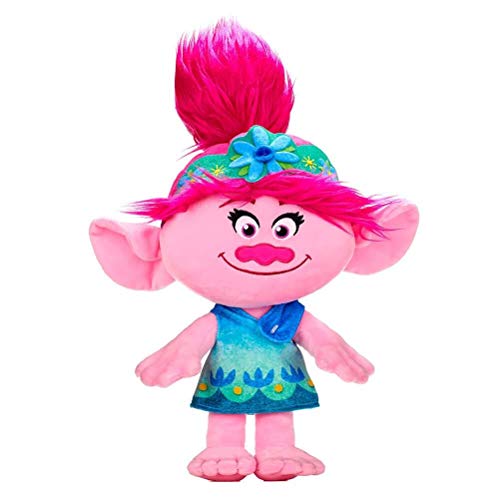 Posh Paws 37449 Trolls World Tour Poppy Plüschtier, 46 cm, Mehrfarbig, 45 cm von Posh Paws