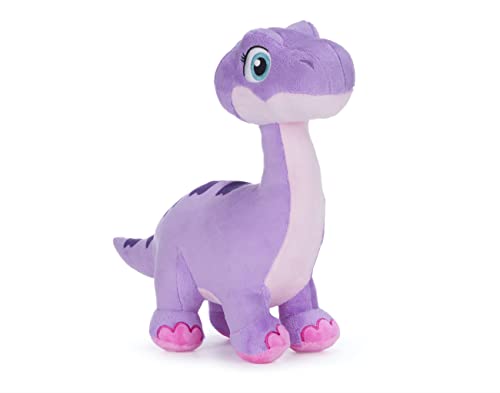 Posh Paws Dinky Dinosaurs 37773 Brontosaurus Dinosaurier, Plüschtier, Lila, 25 cm von Posh Paws