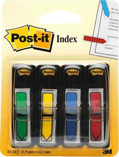 Post-it Haftmarker 7000144924 Rot, Gelb, Grün, Blau von Post-It