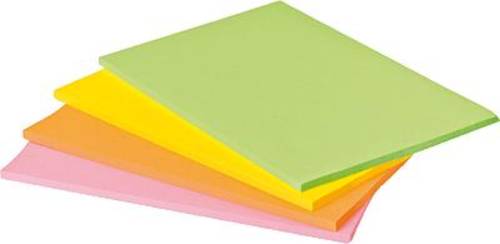 Post-it Haftnotiz 7100043258 203mm x 152mm Neongrün, Neonorange, Ultrapink, Ultragelb 180 Blatt von Post-It