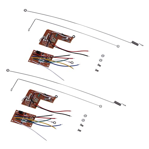 Potadak 2 Set 4CH 40MHz Fernsender & Empfänger Board mit Antenne für DIY RC Auto Roboter Fernbedienung Spielzeugteile von Potadak