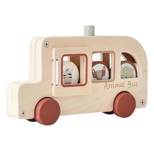 Poupangke Kinder Bus Spielzeug,Holzspielzeug Für Kleinkinder | Pädagogisches Lernspiel Für Zuhause Schule Kreatives Spielen Unterhaltung Interaktiv Tragbar Mädchen Poupangke Kinder Bus Spielzeug,Holzspielzeug Für Kleinkinder | Pädagogisches Lernspiel Für Zuhause Schule Kreatives Spielen Unterhaltung Interaktiv Tragbar Mädchen von Poupangke