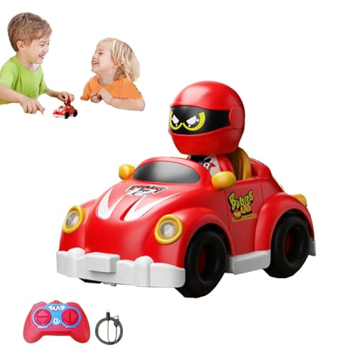Poupangke Mini-Autoscooter mit Auswurf, ferngesteuerte Autoscooter,Mini auswerfendes Rennfahrzeug-Spielzeug | Battle RC Autoscooter für Jungen und Mädchen ab 3 Jahren, Spielzeugspiel zum Auswerfen von von Poupangke