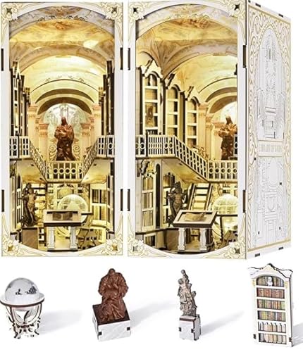 Pourbibi DIY Book Nook Kit Puppenhaus Holz von Pourbibi