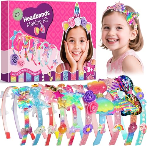 Pourbibi Geschenk Mädchen 3 4 5 6 7 8 jahre,Multithema Haarreifen Haarschmuck,Einhorn Geschenke für Mädchen,Bastelset Kinder 4 Jahre,10-tlg Bastelset Kinder ab 3 jahre,Kindergeburtstag Basteln 3-8 Pourbibi Geschenk Mädchen 3 4 5 6 7 8 jahre,Multithema Haarreifen Haarschmuck,Einhorn Geschenke für Mädchen,Bastelset Kinder 4 Jahre,10-tlg Bastelset Kinder ab 3 jahre,Kindergeburtstag Basteln 3-8 von Pourbibi